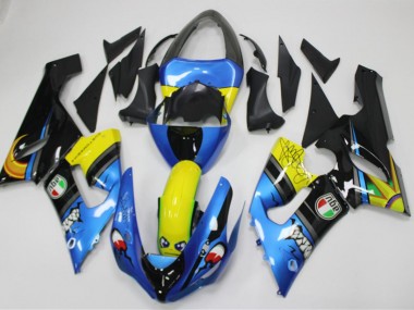 Affordable 2005-2006 Shark Kawasaki ZX6R Motorbike Fairings