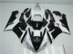 Affordable 2005-2006 Black White Kawasaki ZX6R Moto Fairings Affordable 2005-2006 Black White Kawasaki ZX6R Moto Fairings