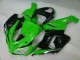 Affordable 2005-2006 Green White Black Kawasaki ZX6R Motorcyle Fairings Affordable 2005-2006 Green White Black Kawasaki ZX6R Motorcyle Fairings