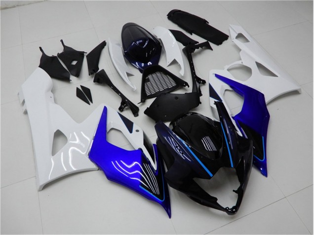 Affordable 2005-2006 Blue White Suzuki GSXR 1000 Motorcycle Fairing Kits Affordable 2005-2006 Blue White Suzuki GSXR 1000 Motorcycle Fairing Kits