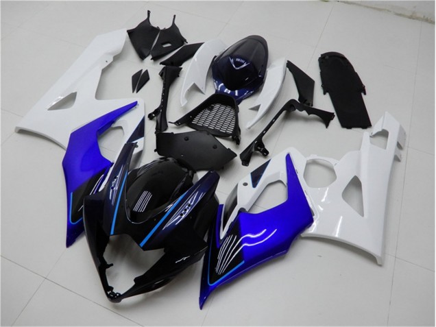 Affordable 2005-2006 Blue White Suzuki GSXR 1000 Motorcycle Fairing Kits Affordable 2005-2006 Blue White Suzuki GSXR 1000 Motorcycle Fairing Kits