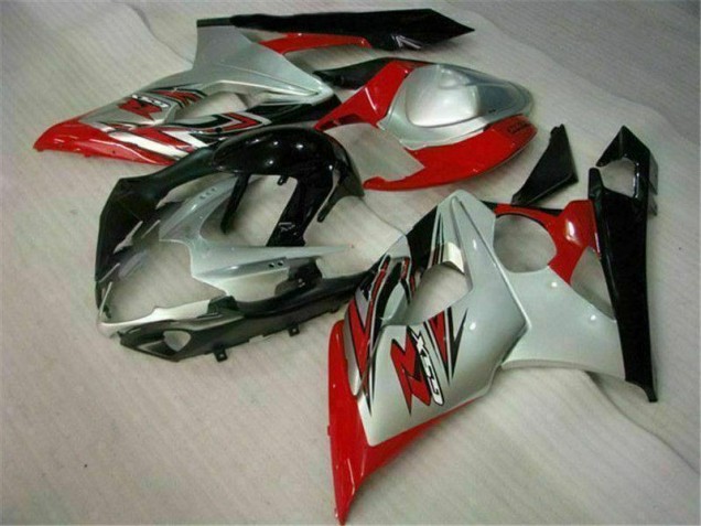 Affordable 2005-2006 Red White Suzuki GSXR 1000 Motorcyle Fairings Affordable 2005-2006 Red White Suzuki GSXR 1000 Motorcyle Fairings