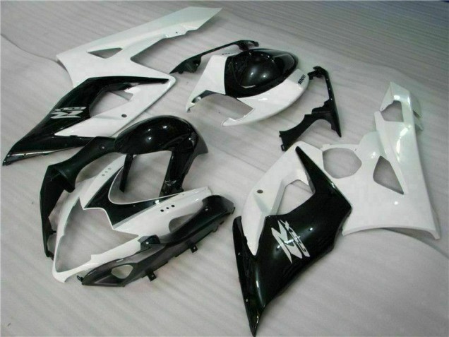 Affordable 2005-2006 White Black Suzuki GSXR 1000 Motor Fairings Affordable 2005-2006 White Black Suzuki GSXR 1000 Motor Fairings