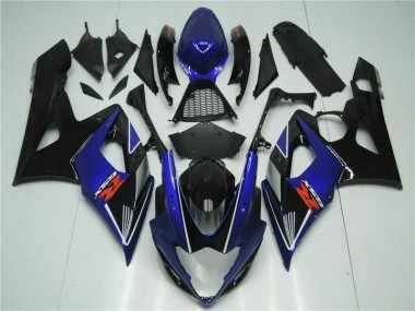 Affordable 2005-2006 Blue Black Suzuki GSXR 1000 K5 Motorcycle Fairing Kits & Plastic Bodywork MF1798