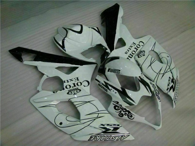 Affordable 2005-2006 White Suzuki GSXR 1000 Motorbike Fairing Kits Affordable 2005-2006 White Suzuki GSXR 1000 Motorbike Fairing Kits