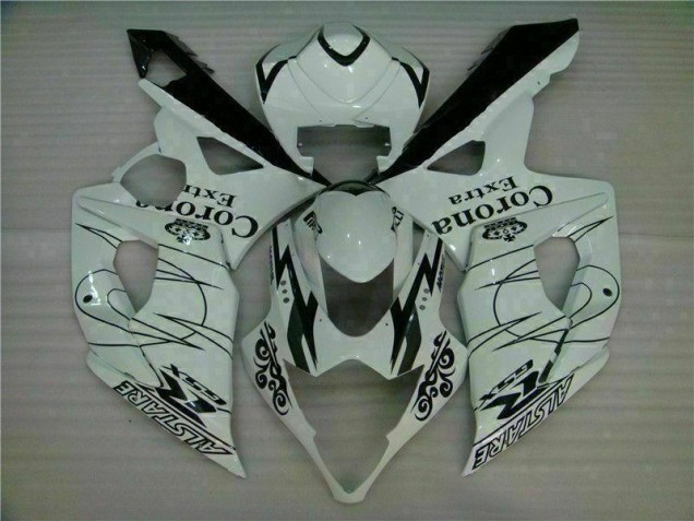 Affordable 2005-2006 White Suzuki GSXR 1000 Motorbike Fairing Kits Affordable 2005-2006 White Suzuki GSXR 1000 Motorbike Fairing Kits