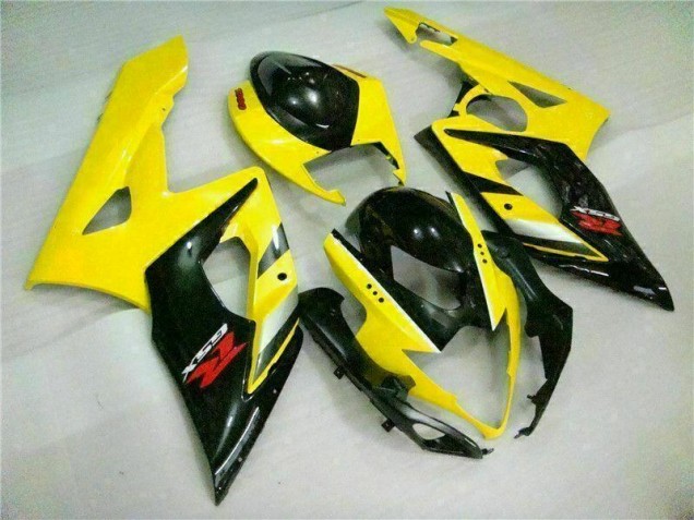 Affordable 2005-2006 Yellow Black Suzuki GSXR 1000 Motorcycle Fairings Kits Affordable 2005-2006 Yellow Black Suzuki GSXR 1000 Motorcycle Fairings Kits