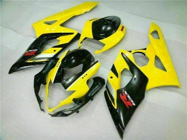 Affordable 2005-2006 Yellow Black Suzuki GSXR 1000 Motorcycle Fairings Kits Affordable 2005-2006 Yellow Black Suzuki GSXR 1000 Motorcycle Fairings Kits