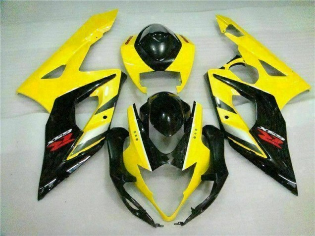Affordable 2005-2006 Yellow Black Suzuki GSXR 1000 Motorcycle Fairings Kits Affordable 2005-2006 Yellow Black Suzuki GSXR 1000 Motorcycle Fairings Kits