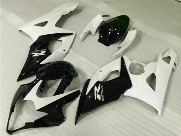 Affordable 2005-2006 White Black Suzuki GSXR 1000 Moto Fairings Affordable 2005-2006 White Black Suzuki GSXR 1000 Moto Fairings
