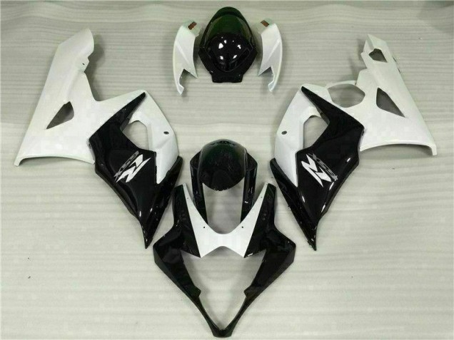 Affordable 2005-2006 White Black Suzuki GSXR 1000 Moto Fairings Affordable 2005-2006 White Black Suzuki GSXR 1000 Moto Fairings