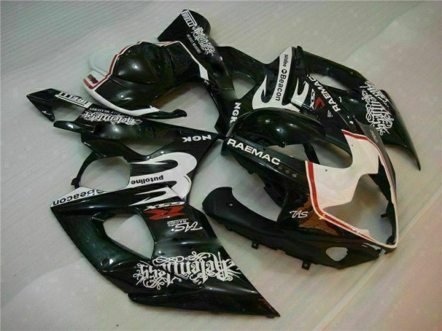 Affordable 2005-2006 White Black Suzuki GSXR 1000 Motorcycle Fairings Kit Affordable 2005-2006 White Black Suzuki GSXR 1000 Motorcycle Fairings Kit