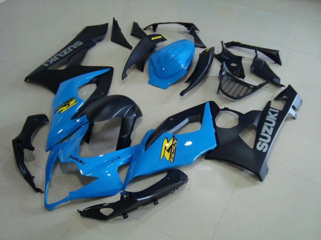 Affordable 2005-2006 Blue and Matte Black Suzuki GSXR 1000 Bike Fairings Affordable 2005-2006 Blue and Matte Black Suzuki GSXR 1000 Bike Fairings