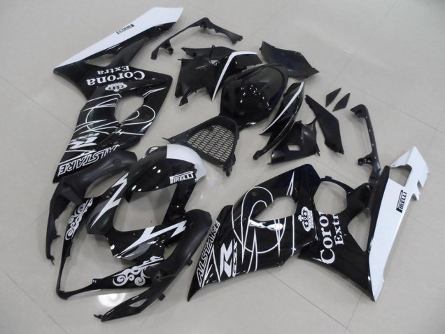 Affordable 2005-2006 Black Corona Suzuki GSXR 1000 Bike Fairing Kit Affordable 2005-2006 Black Corona Suzuki GSXR 1000 Bike Fairing Kit