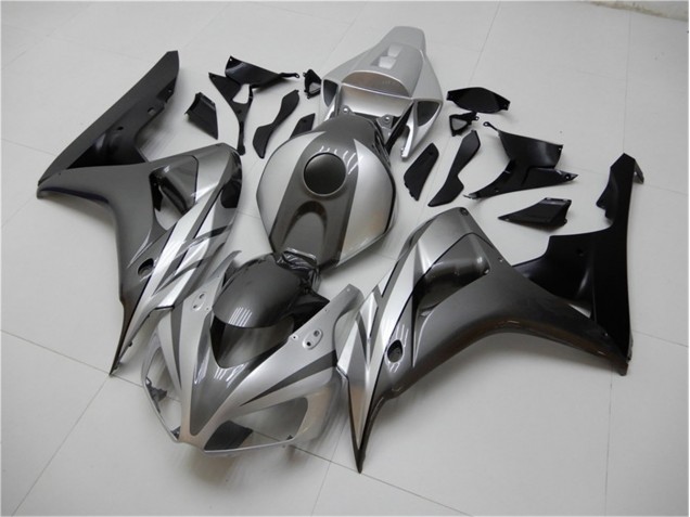 Affordable 2006-2007 Black Silver Grey Honda CBR1000RR Motorcycle Bodywork Affordable 2006-2007 Black Silver Grey Honda CBR1000RR Motorcycle Bodywork