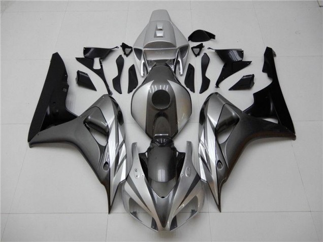 Affordable 2006-2007 Black Silver Grey Honda CBR1000RR Motorcycle Bodywork Affordable 2006-2007 Black Silver Grey Honda CBR1000RR Motorcycle Bodywork