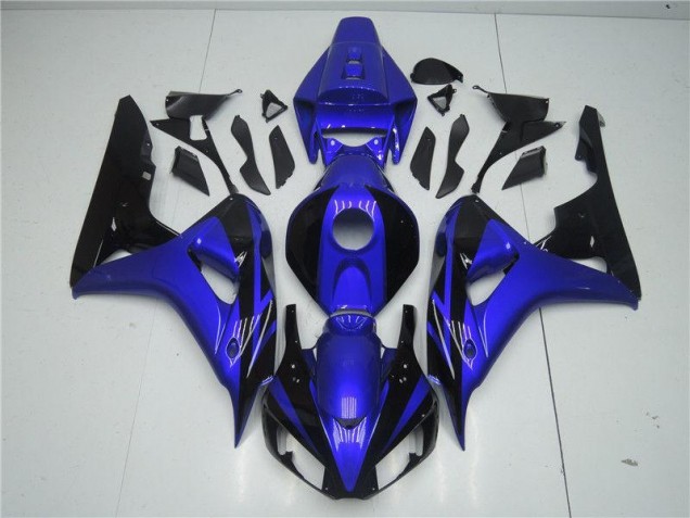 Affordable 2006-2007 Blue Black Honda CBR1000RR Moto Fairings Affordable 2006-2007 Blue Black Honda CBR1000RR Moto Fairings