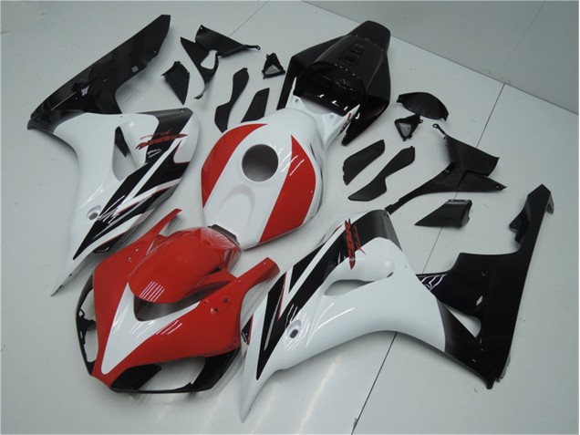 Affordable 2006-2007 Red White Black Honda CBR1000RR Motorcylce Fairings