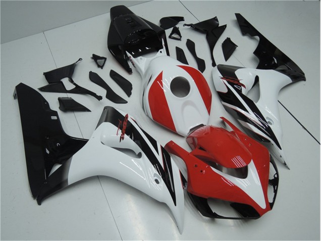 Affordable 2006-2007 Red White Black Honda CBR1000RR Motorcylce Fairings