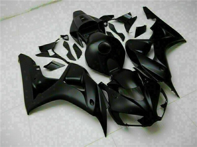 Affordable 2006-2007 Black Honda CBR1000RR Bike Fairing Kit