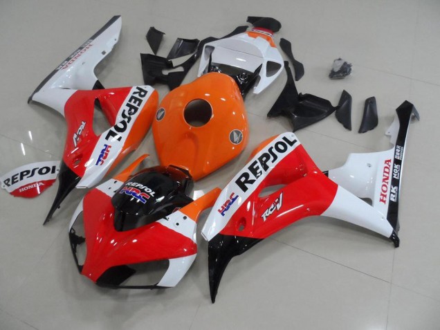 Affordable 2006-2007 Black Red White Repsol Honda CBR1000RR Motorbike Fairing Kits