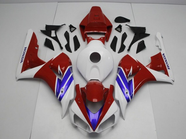 Affordable 2006-2007 Blue Red and White Honda CBR1000RR Replacement Fairings