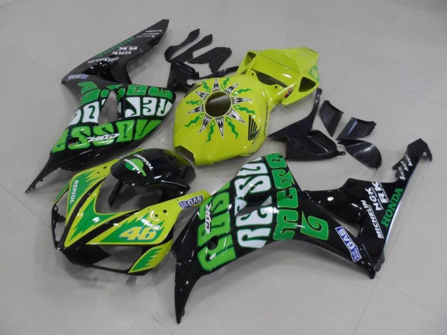 Affordable 2006-2007 Yellow Green Rossi Honda CBR1000RR Motor Fairings Affordable 2006-2007 Yellow Green Rossi Honda CBR1000RR Motor Fairings