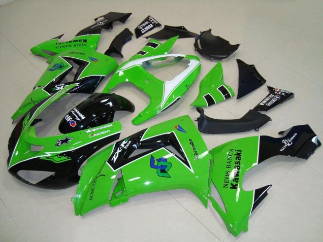 Affordable 2006-2007 Green Kawasaki ZX10R Motorcycle Fairings Affordable 2006-2007 Green Kawasaki ZX10R Motorcycle Fairings