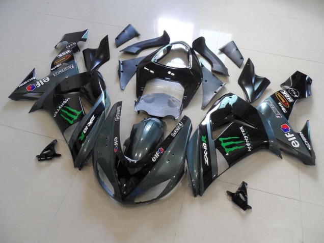 Affordable 2006-2007 Grey Monster Kawasaki ZX10R Motorcycle Fairing Affordable 2006-2007 Grey Monster Kawasaki ZX10R Motorcycle Fairing