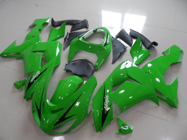 Affordable 2006-2007 Green Black Arrow Kawasaki ZX10R Replacement Motorcycle Fairings Affordable 2006-2007 Green Black Arrow Kawasaki ZX10R Replacement Motorcycle Fairings