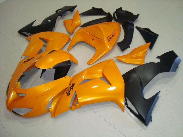 Affordable 2006-2007 Orange Kawasaki ZX10R Motorcycle Fairings Kits Affordable 2006-2007 Orange Kawasaki ZX10R Motorcycle Fairings Kits