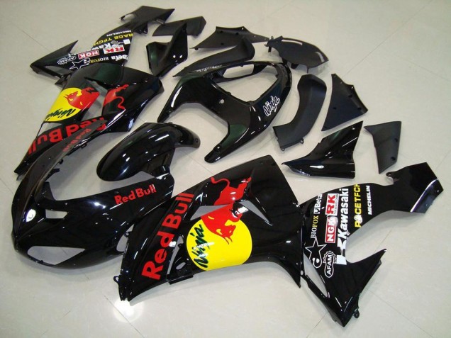 Affordable 2006-2007 Red Bull Kawasaki ZX10R Motorcycle Replacement Fairings Affordable 2006-2007 Red Bull Kawasaki ZX10R Motorcycle Replacement Fairings