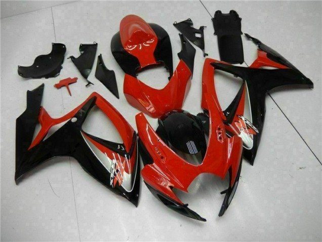 Affordable 2006-2007 Red Suzuki GSXR 600/750 Bike Fairing Kit Affordable 2006-2007 Red Suzuki GSXR 600/750 Bike Fairing Kit