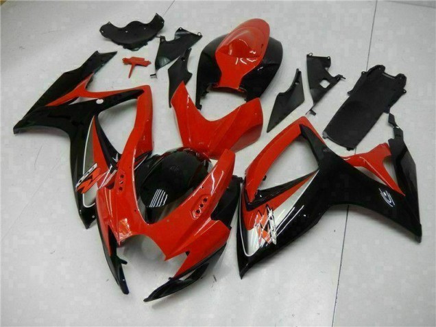 Affordable 2006-2007 Red Suzuki GSXR 600/750 Bike Fairing Kit Affordable 2006-2007 Red Suzuki GSXR 600/750 Bike Fairing Kit