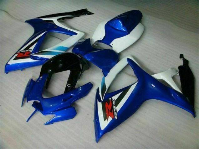 Affordable 2006-2007 Blue White Suzuki GSXR 600/750 Bike Fairings Affordable 2006-2007 Blue White Suzuki GSXR 600/750 Bike Fairings
