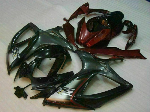 Affordable 2006-2007 Black Red Suzuki GSXR 600/750 Motorcycle Fairings Affordable 2006-2007 Black Red Suzuki GSXR 600/750 Motorcycle Fairings