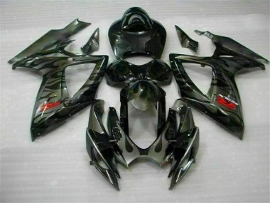 Affordable 2006-2007 Black Suzuki GSXR 600/750 Motorbike Fairing