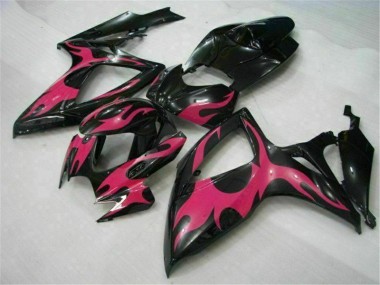 Affordable 2006-2007 Black Suzuki GSXR 600/750 Replacement Fairings & Bodywork