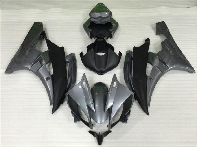 Affordable 2006-2007 Grey Black Yamaha YZF R6 Bike Fairing Kit Affordable 2006-2007 Grey Black Yamaha YZF R6 Bike Fairing Kit