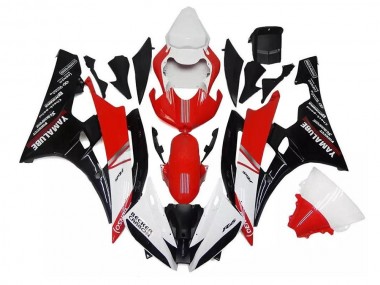 Affordable 2006-2007 White Red Black Yamaha YZF R6 Replacement Fairings