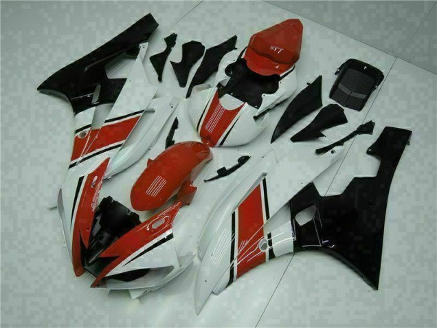 Affordable 2006-2007 Red White Yamaha YZF R6 Motorcycle Fairings & Plastics Affordable 2006-2007 Red White Yamaha YZF R6 Motorcycle Fairings & Plastics