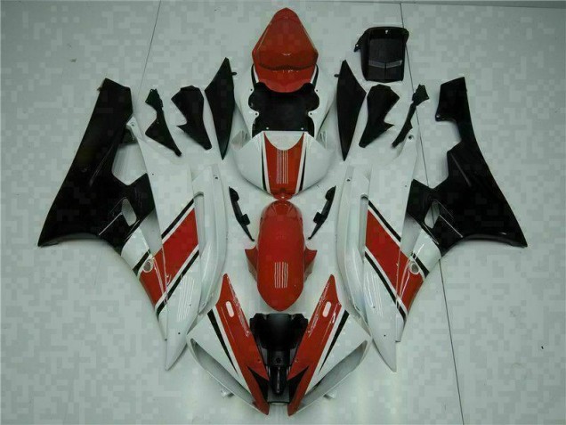 Affordable 2006-2007 Red White Yamaha YZF R6 Motorcycle Fairings & Plastics Affordable 2006-2007 Red White Yamaha YZF R6 Motorcycle Fairings & Plastics