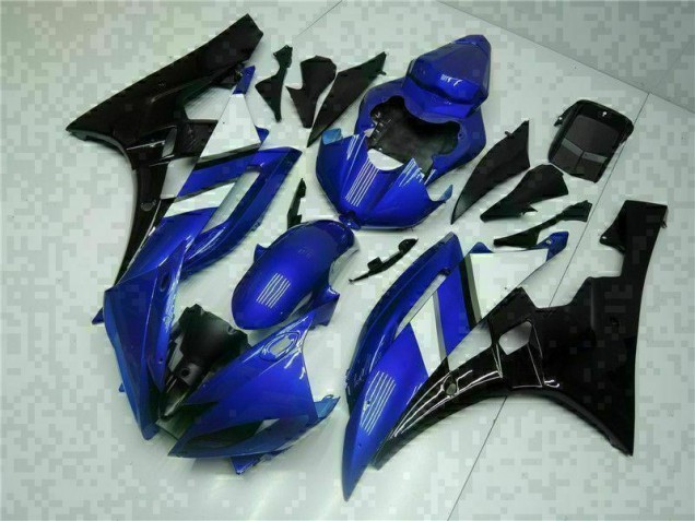 Affordable 2006-2007 Blue Black Yamaha YZF R6 Motorcycle Fairing Kit Affordable 2006-2007 Blue Black Yamaha YZF R6 Motorcycle Fairing Kit