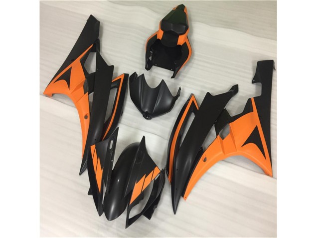Affordable 2006-2007 Orange Black Yamaha YZF R6 Bike Fairings Affordable 2006-2007 Orange Black Yamaha YZF R6 Bike Fairings