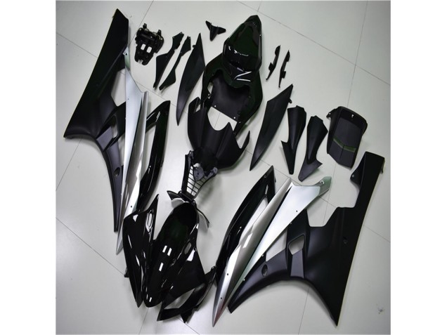 Affordable 2006-2007 Silver Black Yamaha YZF R6 Bike Fairing