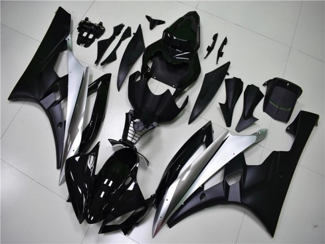Affordable 2006-2007 Silver Black Yamaha YZF R6 Bike Fairing