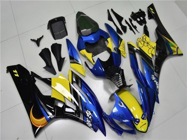 Affordable 2006-2007 Blue Shark Yamaha YZF R6 Motorcycle Fairings Kits Affordable 2006-2007 Blue Shark Yamaha YZF R6 Motorcycle Fairings Kits