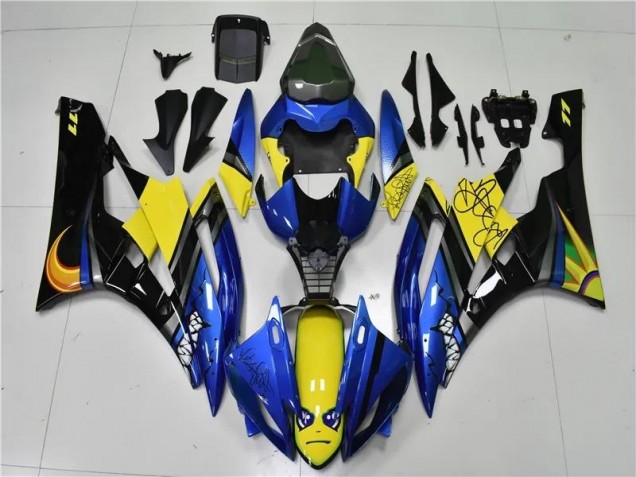 Affordable 2006-2007 Blue Shark Yamaha YZF R6 Motorcycle Fairings Kits Affordable 2006-2007 Blue Shark Yamaha YZF R6 Motorcycle Fairings Kits