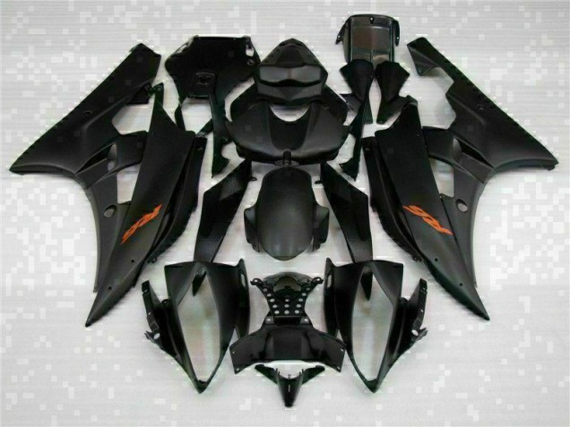 Affordable 2006-2007 Black Yamaha YZF R6 Motorcycle Fairing Affordable 2006-2007 Black Yamaha YZF R6 Motorcycle Fairing