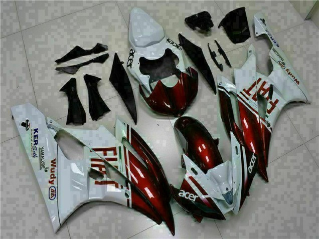 Affordable 2006-2007 Brown White Yamaha YZF R6 Motorcycle Fairing Kit Affordable 2006-2007 Brown White Yamaha YZF R6 Motorcycle Fairing Kit
